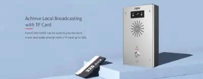 Fanvil SIP Audio/Video Intercom : Model i16S-02P_i16SV-02P